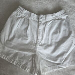 BDG Women's High Waist Cream Shorts